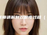 医师讲解割双眼皮过程(医师讲解割双眼皮过程图片)