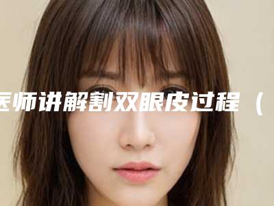 医师讲解割双眼皮过程(医师讲解割双眼皮过程图片)