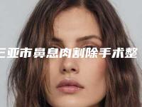 三亚市鼻息肉割除手术整形医院(三亚悦已婕熹卡医疗美容外科门诊部热门医美TOP齐聚)