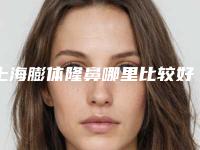 上海膨体隆鼻哪里比较好