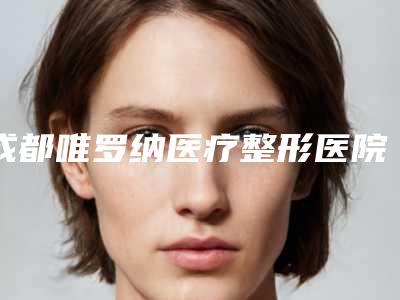 成都唯罗纳医疗整形医院与成都蓉美和谐医疗整形美容门诊部哪家更厉害