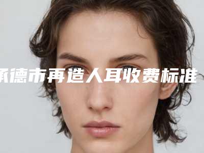 承德市再造人耳收费标准展示_附医院全新资料-近8个月均价为58230元