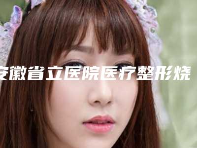 安徽省立医院医疗整形烧伤外科,安徽医科大学第二附属医院人气口碑实力汇总