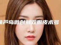 葫芦岛微创割双眼皮术多少钱才行